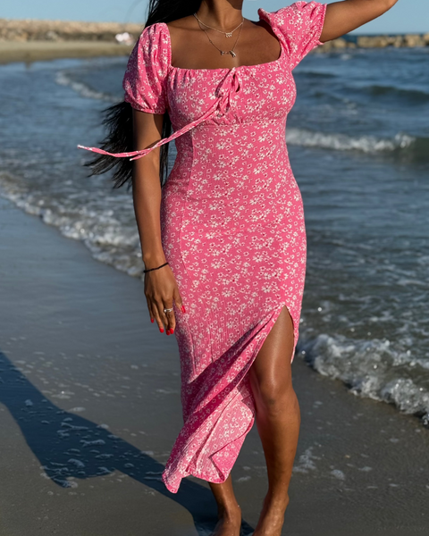 ROBE ROSY FLEURS
